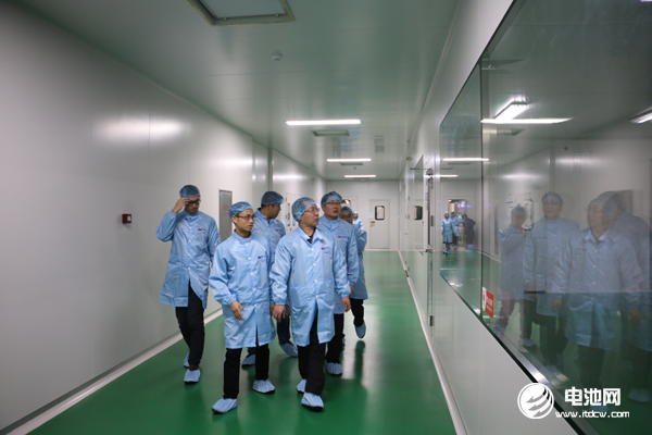 中关村新型电池技术创新联盟秘书长于清教一行调研星源材质江苏常州工厂