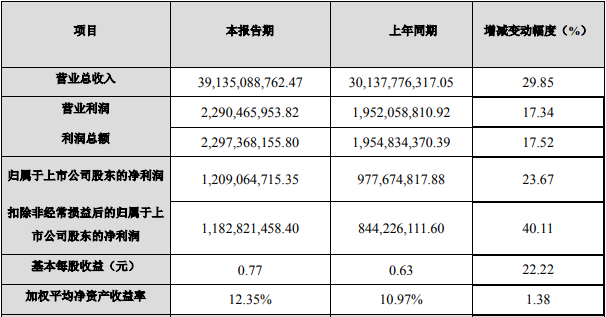 江苏国泰2021年度主要财务数据和指标（单位：元）