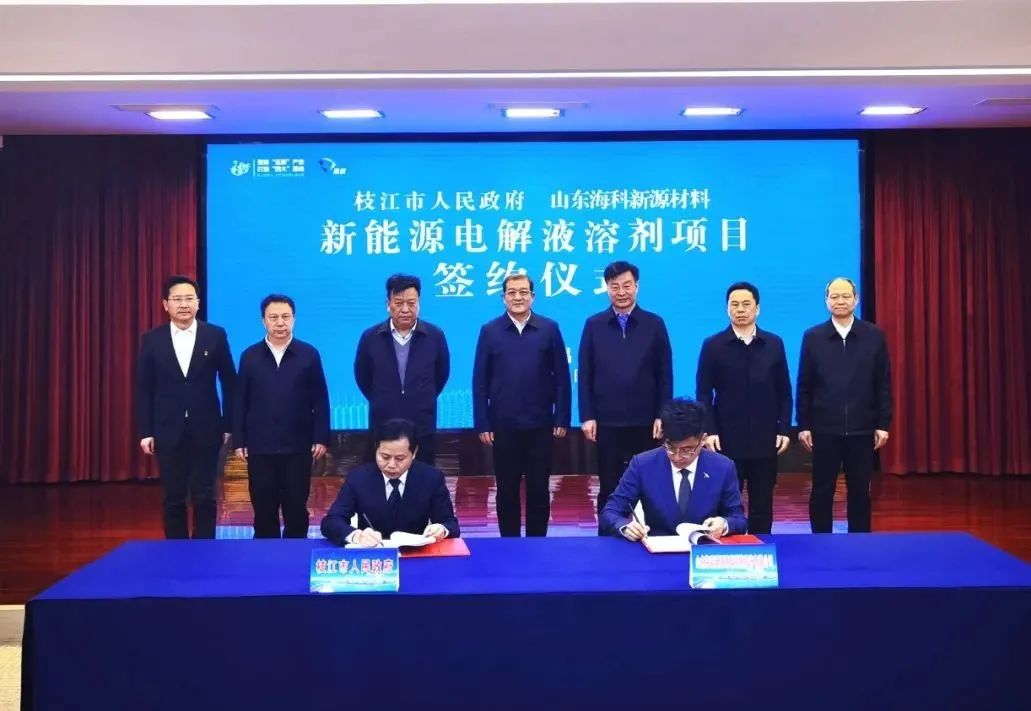 105亿！海科新源拟在湖北宜昌枝江投建电解液溶剂项目