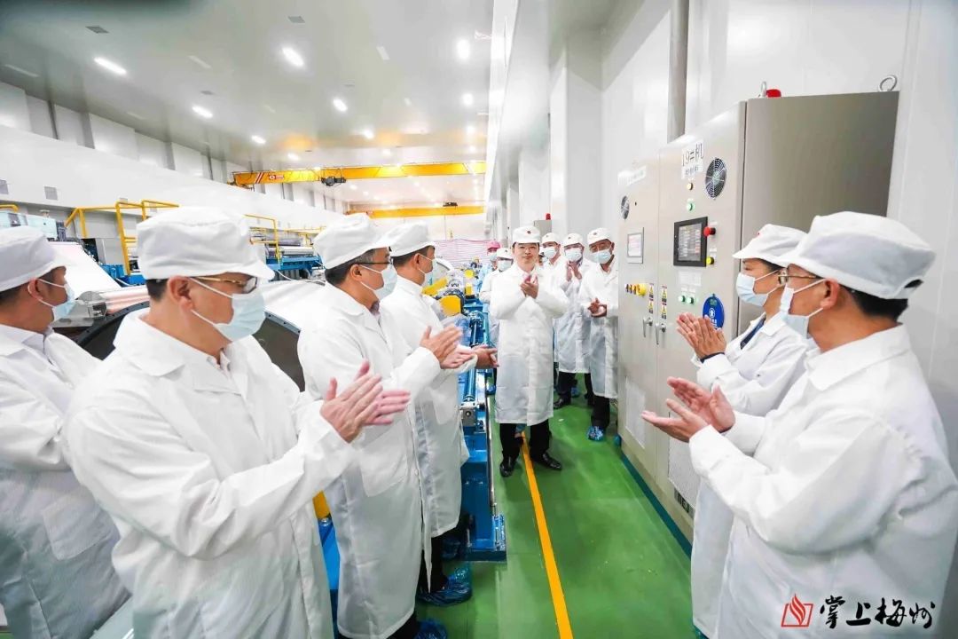 嘉元科技白渡基地一期1.5万吨高性能铜箔项目二号车间正式投产