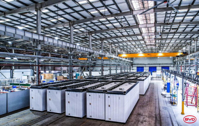 比亚迪储能系统生产基地 比亚迪储能系统生产基地