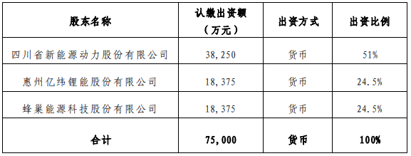 各股东方出资及股权比例情况