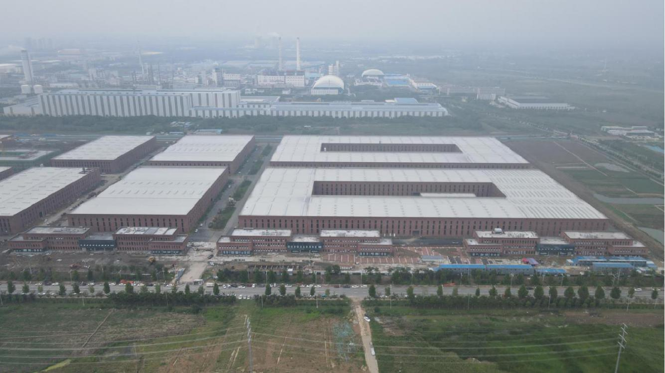 肥东基地负极材料项目俯瞰图