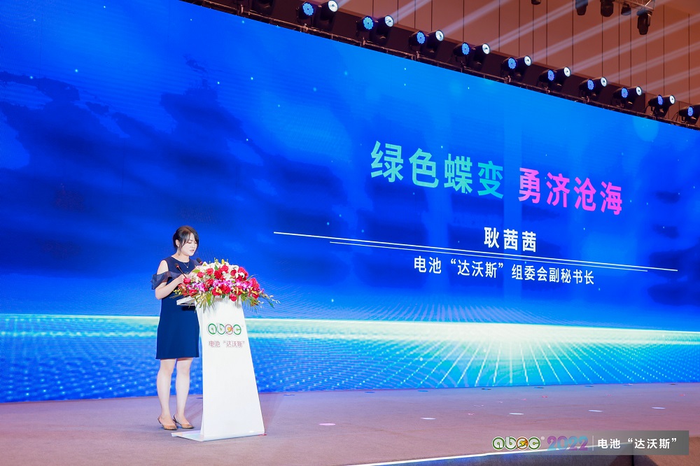 电池“达沃斯”组委会副秘书长耿茜茜