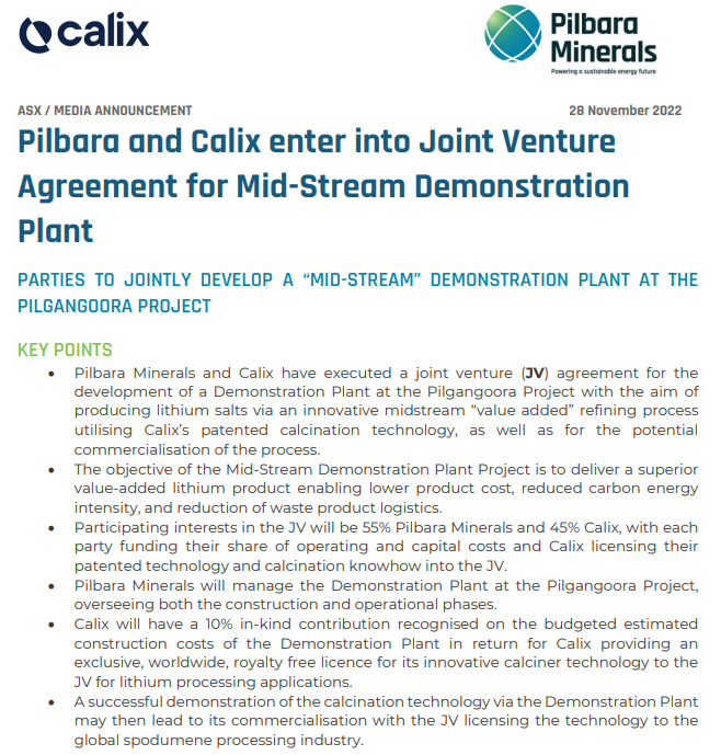 降低锂生产成本！澳大利亚锂矿巨头Pilbara进军锂盐加工业务