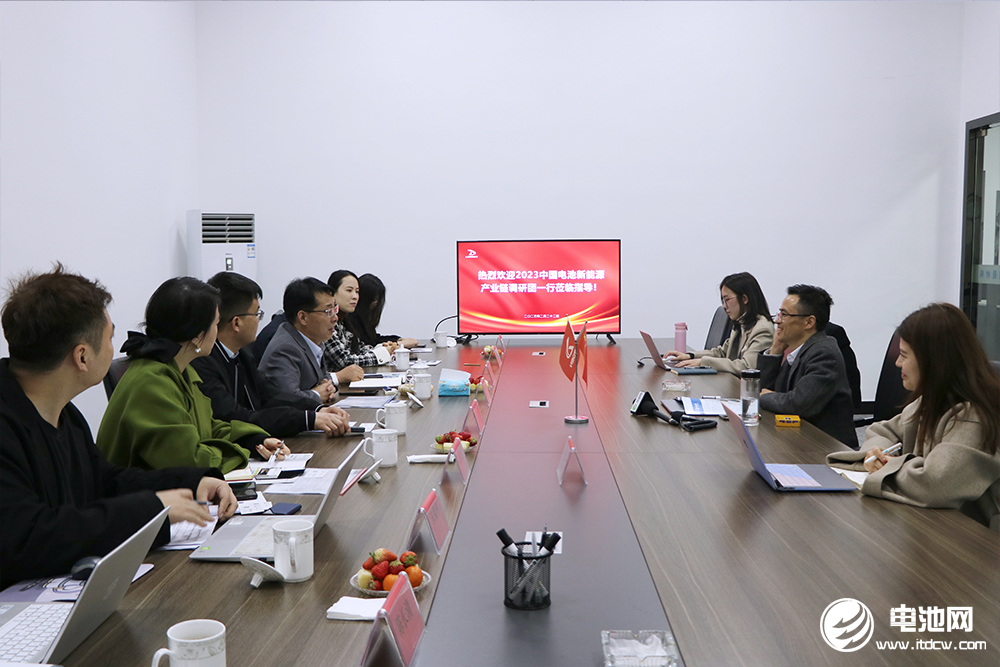 中国电池新能源产业链调研团一行参观考察锂盾材料