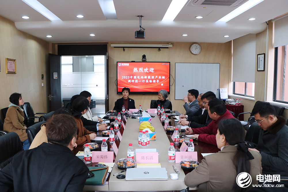 中国电池新能源产业链调研团一行参观考察双元科技 中国电池新能源产业链调研团一行参观考察双元科技