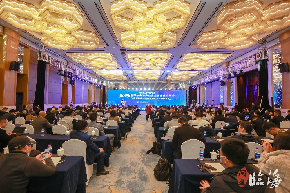 电池百人会企业家“问道”临海暨2023中国钠电池产业生态圈企业家峰会现场