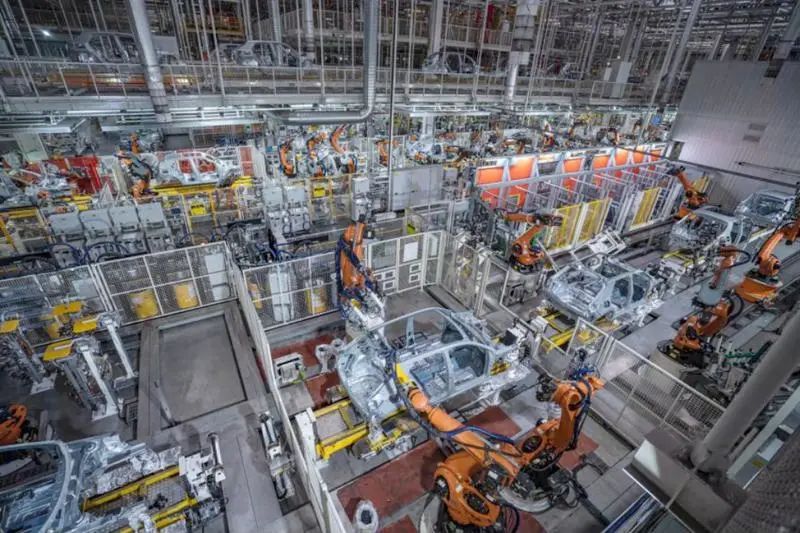 一汽-大众新能源汽车生产车间 一汽-大众新能源汽车生产车间