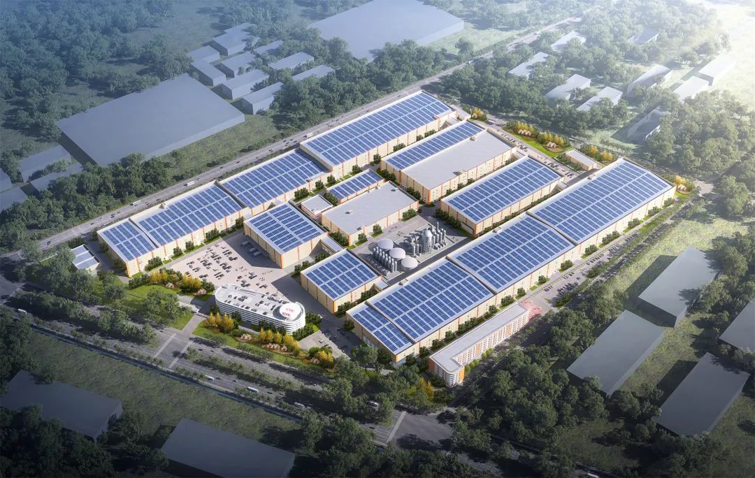 亿纬锂能成都项目效果图
