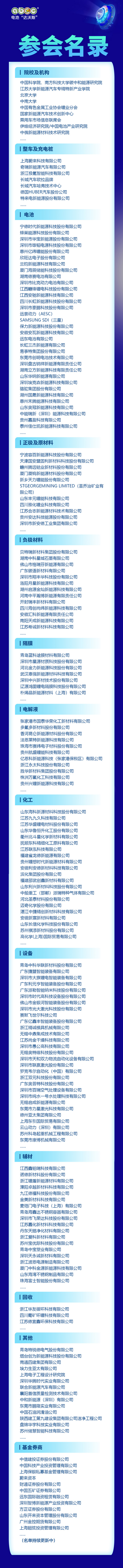 大咖云集！ABEC 2023丨第10届电池“达沃斯”论坛最新参会名录来啦！