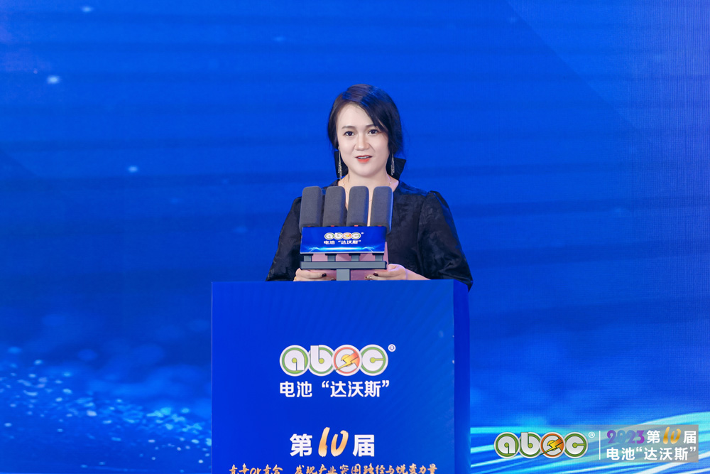 电池“达沃斯”组委会秘书长耿茜茜 电池“达沃斯”组委会秘书长耿茜茜