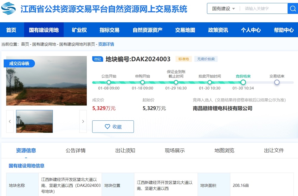 18个月内投产！赣锋锂电江西南昌5GWh锂电池项目迎新动态
