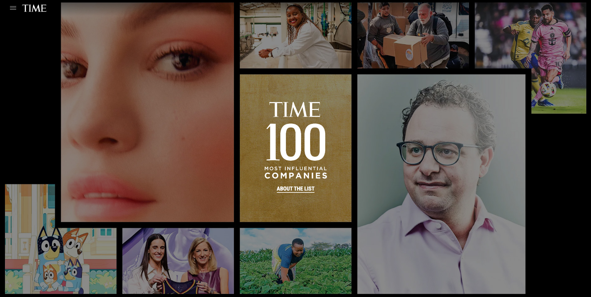 全球100家最具影响力企业(图片来源:《时代》周刊) 全球100家最具影响力企业(图片来源:《时代》周刊)