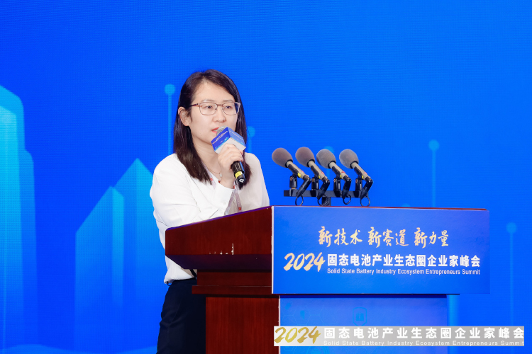 万向一二三股份公司电芯材料研发部总监、博士苏敏