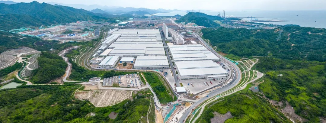 深汕比亚迪汽车工业园二期鸟瞰