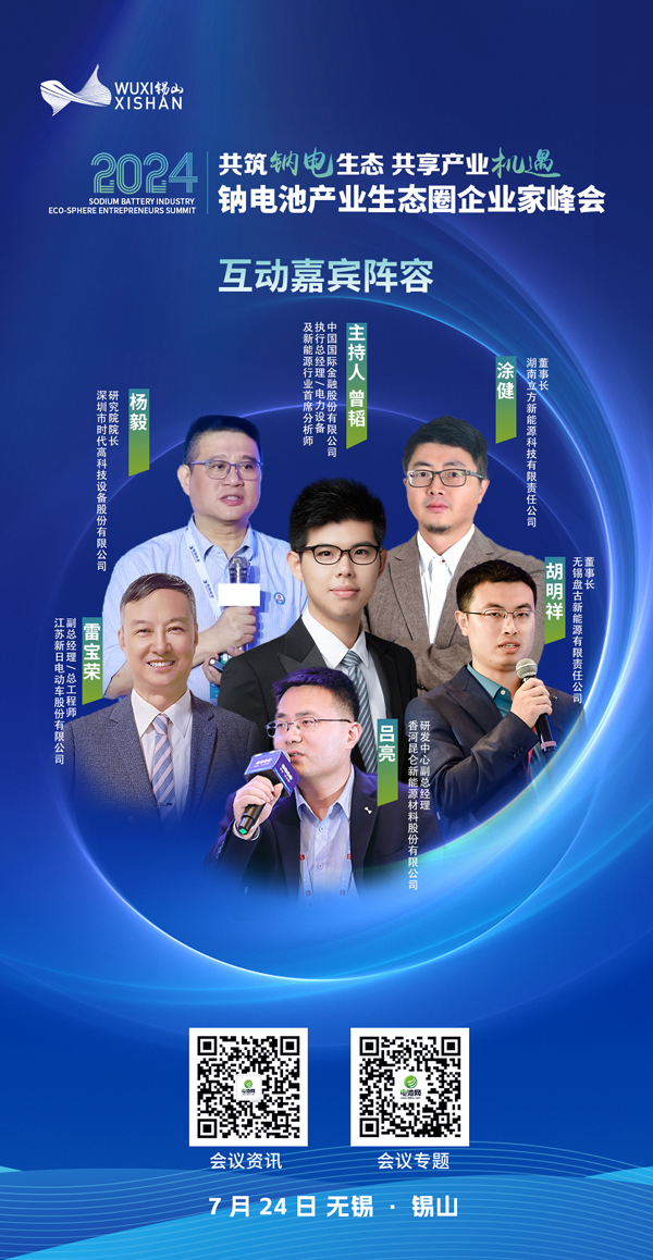 2024中国（无锡·锡山）钠电池产业生态圈企业家峰会