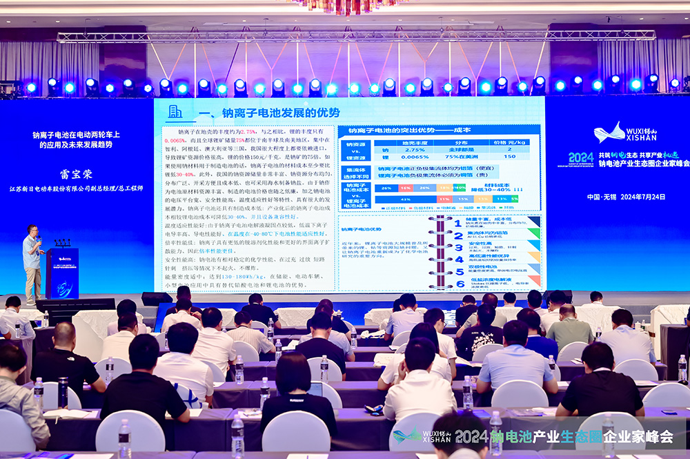 2024中国（无锡）钠电池产业生态圈企业家峰会现场