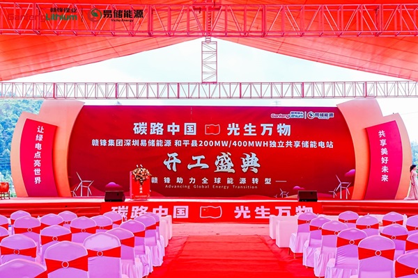 200MW/400MWh独立共享储能电站开工盛典