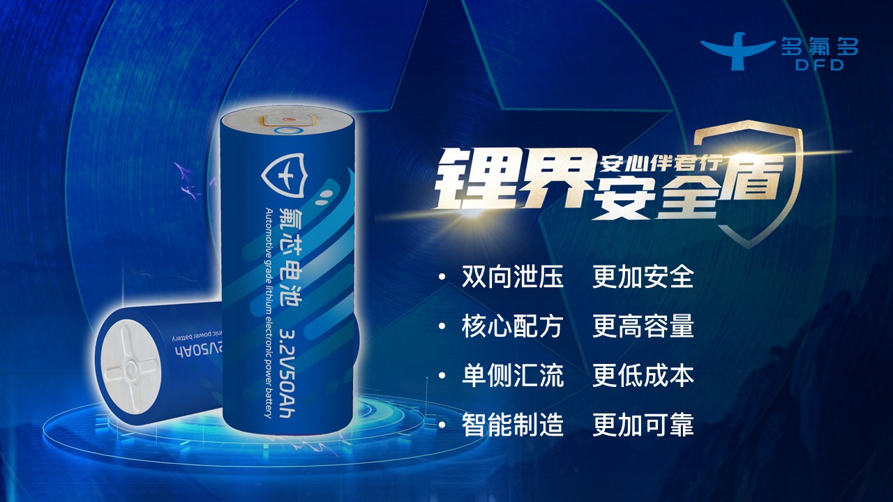 引领新能源电池新纪元！多氟多第三代大圆柱“氟芯电池”面世