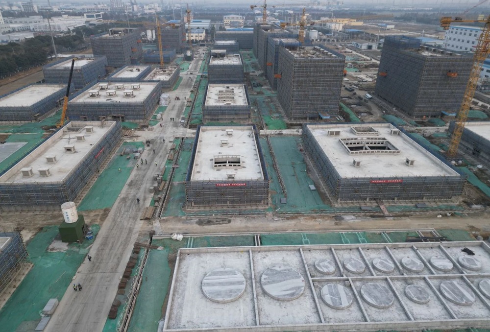 普林斯（淮安）新材料项目建设现场