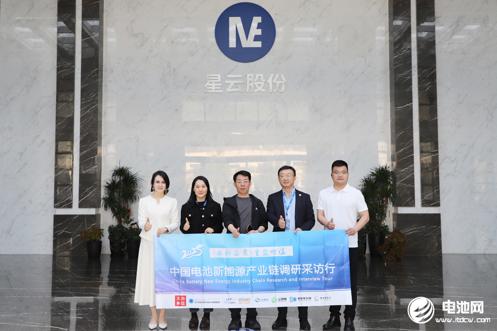 中国电池新能源产业链调研采访团一行参观考察星云股份 中国电池新能源产业链调研采访团一行参观考察星云股份
