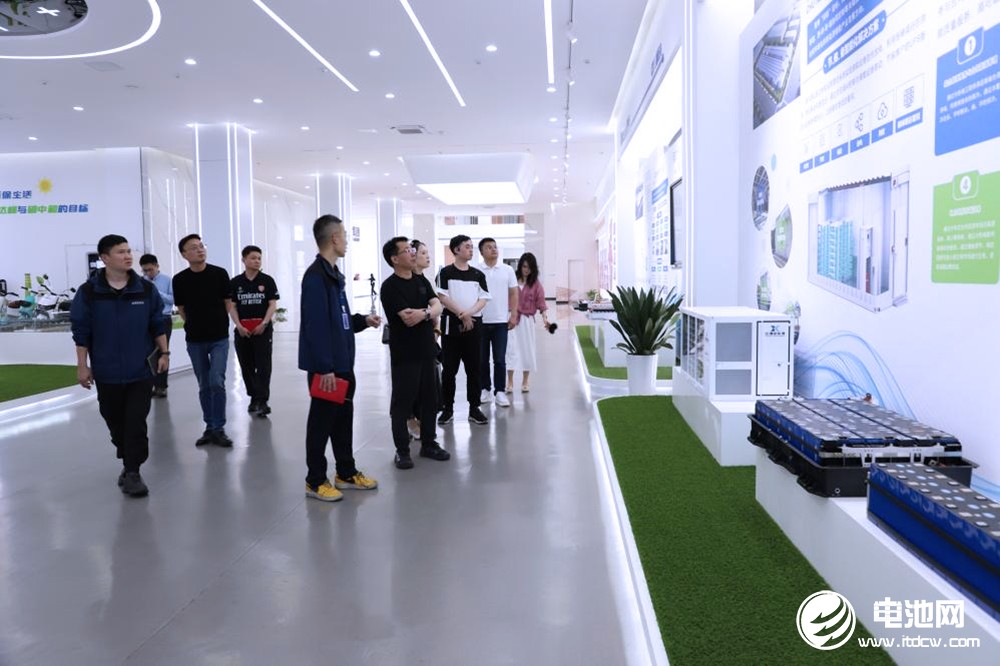 中国电池新能源产业链调研采访团（安徽站）一行到访巡鹰集团