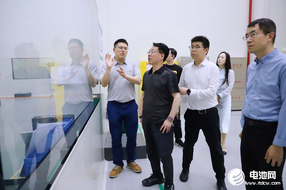 中国电池新能源产业链调研采访团（安徽站）一行到访安瓦科技