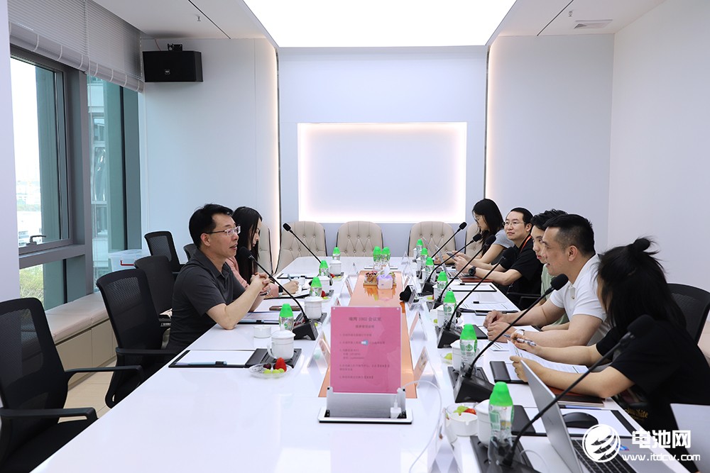 中国电池新能源产业链调研采访团（广东站）一行到访立能派