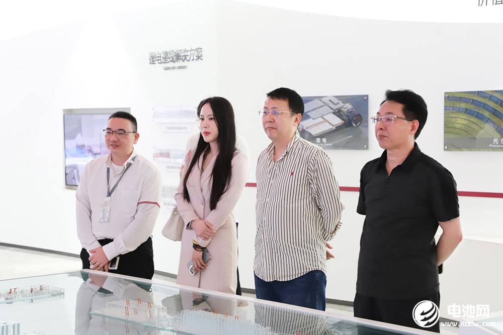 中国电池新能源产业链调研采访团（广东站）一行到访利元亨