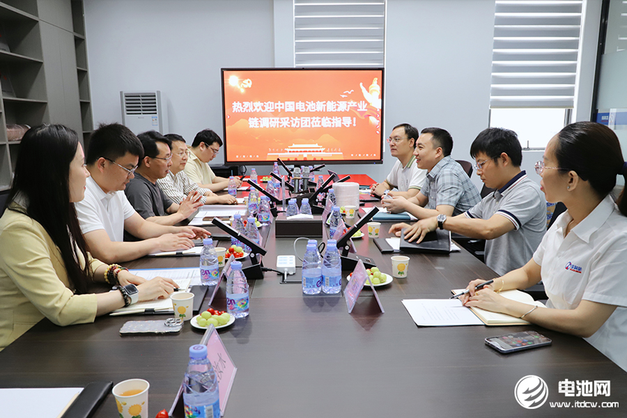 中国电池新能源产业链调研采访团（广东站）一行到访毅领智能