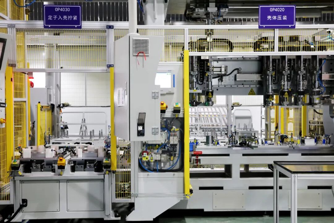 磐石底盘AMDS分布式电驱动产线  图片来源：时代智能