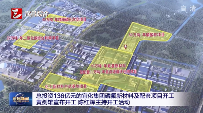 宜化集团100万吨/年磷氟新材料及配套项目