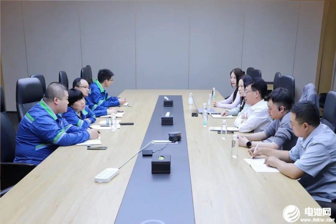 中国电池新能源产业链调研团一行到访海科新源
