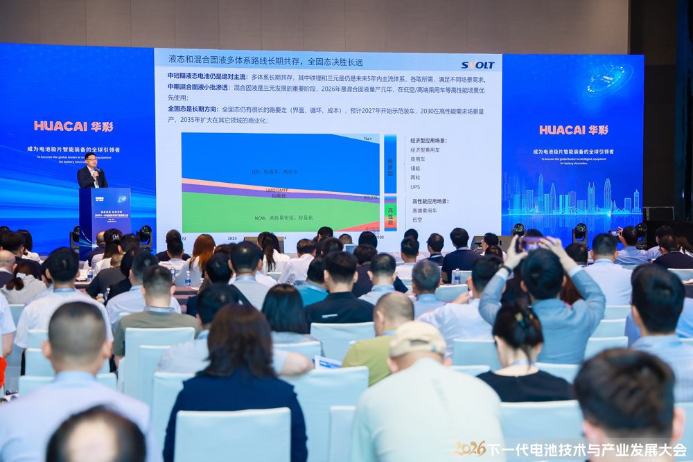 2026下一代电池技术与产业发展大会现场 2026下一代电池技术与产业发展大会现场