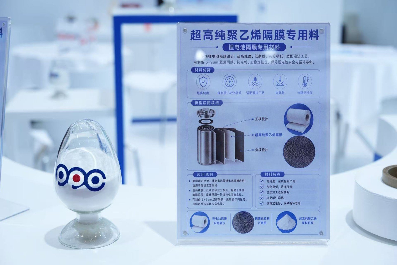 为5μm等未来隔膜而生!朴烯晶发布超薄超强超纯隔膜专用料新品