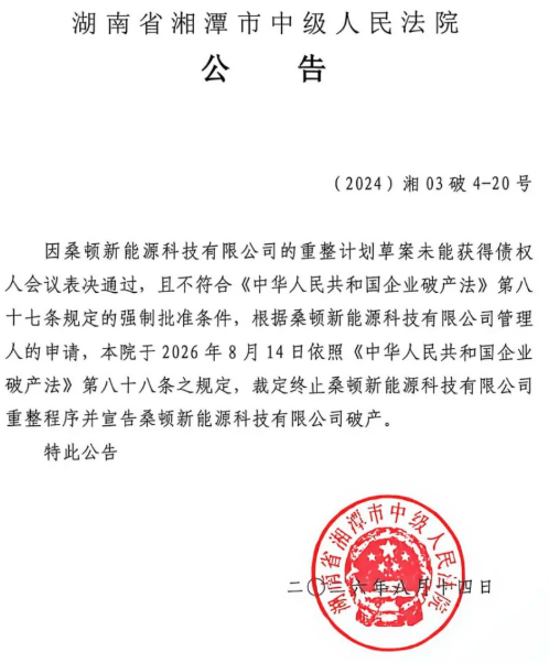桑顿新能源