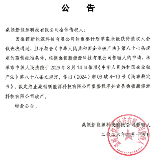 桑顿新能源